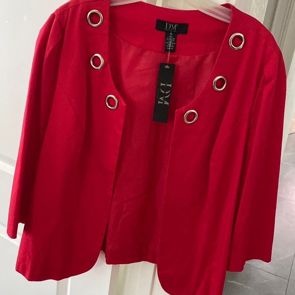 ❤️ NWT Red lightweight lined jacket